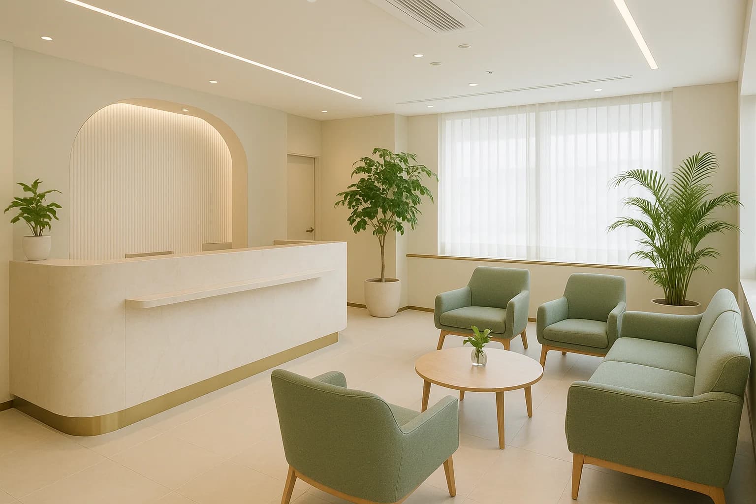 Meja concierge wisata medis Korea untuk klinik dermatologi dan bedah plastik di Gangnam